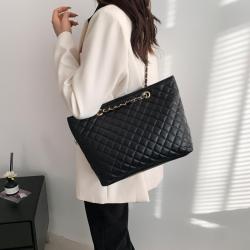 Minimalist Fashion Women Bags Handbag 2024 New Pu Leather Tote Bags for Women Retro Casual Large Capacity Shoulder Bag Woman