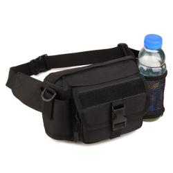 Multifunctional Luya Waist Bag Tactical Crossbody for Cycling Mountaineering Leisure Activities with Zipper Closure