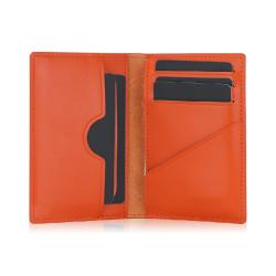 Custom Color Logo Holder Cards Real Leather Card Holder Men's Short Wallet Unisex Business Wallet Pu Bifold Card Holder