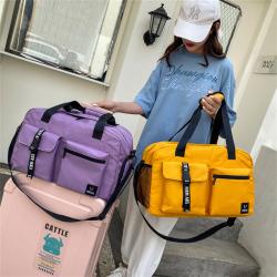 Gelory Customized Logo Durable Large Capacity Overnight Dry And Wet Separation Sport Bags Waterproof Oxford Cloth Gym Duffel Travel Bag