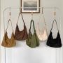 2023 nylon fashion handbags cheap soft ladies hand bags casual PU leather shoulder strap women's shoulder bags