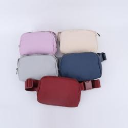 38 Colors Adjust Strap Water Resist Men Women Gym Cycling Running Nylon Belt Sling Bag Fanny Pack Crossbody Waist bag