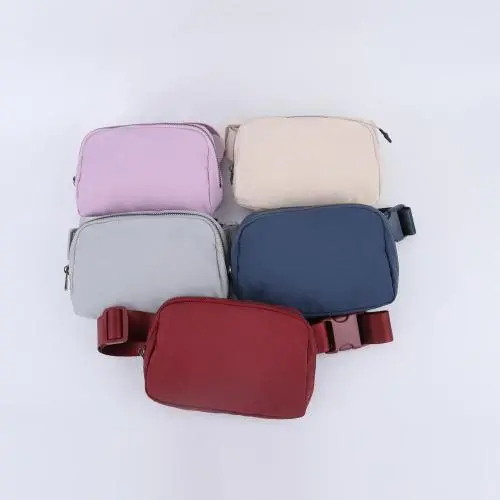 38 Colors Adjust Strap Water Resist Men Women Gym Cycling Running Nylon Belt Sling Bag Fanny Pack Crossbody Waist bag