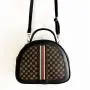 2024 Hot Selling Women's Handbag Wholesale Pu Leather Print Solid Color Shoulder Bags for Women Zipper Closure Ladies Purses