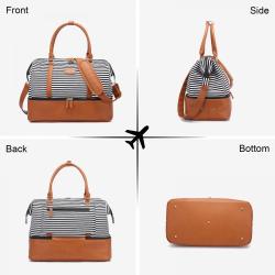 2022 new arrival LOVEVOOK Sucip custom top sele Double-layer 2 pieces large capacity purse luggage duffle bag women travel bags