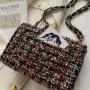 New Product tweed women's bags fashion 2024 popular Korean style hobo chain shoulder crossbody bag for women messenger bags