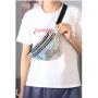 New Style Laser Waist Bag Multi-function Chest Bag Shoulder Diagonal Outdoor Sports Waist Bag