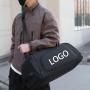 Custom Simple Fashion Gym Bag For Men Sports Duffel Bag With Shoe Compartment Wet Pocket Waterproof Travel Handbag