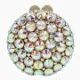 Luxury Round Shaped Diamond Crystal Bags Handmade Glass Rhinestone Party Bag Round Clutch Evening Bags