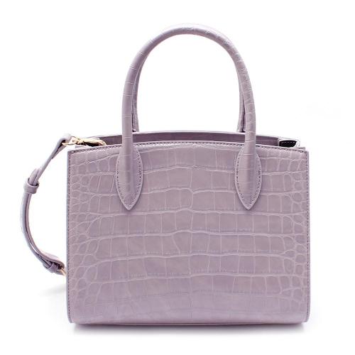 Wholesale Custom Hand Bags Luxury Crocodile Pattern Pu Leather Women's Simple Fashion New Arrivals Square Luxury Handbags