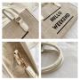 KBW373 New Fashion Women Single Shoulder Bag Ladies Summer Canvas Bag Large Capacity Women Handbag Female Luxury Tote Bags