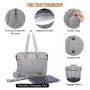 LOVEVOOK wholesale quilted tote shoulder handbag large capacity travel nappy baby bags with Changing Pad mommy Diaper Tote Bag