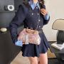 HR688 New Designed Dinner Clutch Handbag Fashion Flower Handheld Crossbody Bag Velvet Colored Bamboo Knot Tassel Decoration Bag