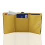 Custom canvas wallet fabric slim bifold travel wallet rfid blocking canvas short wallet