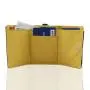 Custom canvas wallet fabric slim bifold travel wallet rfid blocking canvas short wallet