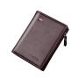OEM005 Short Men Wallets Fashion New Card Purse Multifunction Organ Leather Wallet For Male Zipper Wallet With Coin Pocket