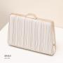 New Arrival ladies party wrinkle clutch bag purses polyester fabric women's dress clutch bag evening bags dinner clutch handbags