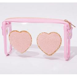 7 Colors Portable Makeup Bag Vacation Bathroom Personal Clear Zipper Toiletry Carry Pouch PVC Cosmetic Bag