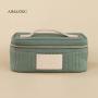 Luxurious Cosmetic Case Set with Soft Leather and Elegant Design for Women's Beauty and Makeup Collection