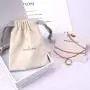 Wholesale Custom Logo Printed Flannel Velvet Pouch Drawstring Jewelry Display Perfume Gift Jewelry Velvet Bag