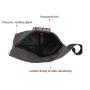 Activated carbon fiber smell proof deodorizing hand bag carbon lining handbag odor proof bag carbon lined stash handbag