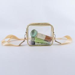 Keymay Custom Logo Women's Messenger Bags Concert Purse Stadium Approved Gameday Bag Clear Stadium Bags
