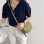 Wholesale Korea PU leather vegan Fashion flip cover women's shoulder bags Crossbody Semicircular small bag Women's Messenger Bag