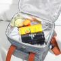 ZR148 Double-layer Lunch Bag High-capacity Refrigerated Outdoor Camping with Lunch Picnic Cross-body Insulation Bag