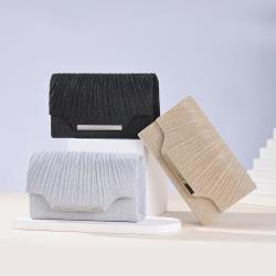New Women's Evening Bag Clutch Handbag Shoulder Crossbody Bags Wedding Party Purse Flap Glitter Clutch Bag For Ladies