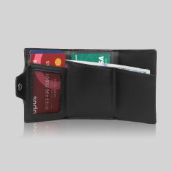 Leather Aluminum Holder Card Holder Metal Alloy Pop Up Wallet Metal Card Holder With Coin Purse