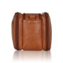 OEM/ODM leather cosmetic bag zipper women makeup organizer pu leather travel cosmetic bag