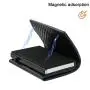 Premium Slim Minimalist Credit Card Holder Automatic Pop Up Wallet  Leather Aluminium Card Holder RFID Blocking Wallet
