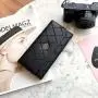 KBW453 2023 New Women Purse Ladies Clutch Bag Fashion Buckle Rhombus Wallet Card Holder Money Clip Embroidered Long Wallet