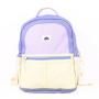 CHANGRONG Custom high quality Casual colorblock school bag for kids backpack