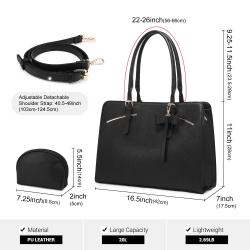 LOVEVOOK 2022 Ladies Handbags Laptop Work Shoulder Tote Computer Bags Pu Leather Women Briefcase Laptop Bags