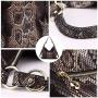 REALER 2023 PU Leather Snake Pattern Womens Shoulder Bags  Ladies Totes Hand bags women Hobos handbags