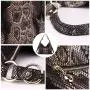 REALER 2023 PU Leather Snake Pattern Womens Shoulder Bags  Ladies Totes Hand bags women Hobos handbags