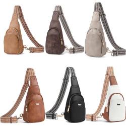 Hot Selling sac tendance 2024  Wholesale Crossbody Sling Belt Bag Custom Guitar Strap Pu Leather Crossbody Bag For Women