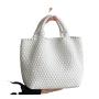 New Hand Woven Large Capacity Tote Carrying Women'S Single Shoulder Bun Female Vegetable Basket Female Bag