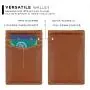 Popular Design RFID Blocking Slim Bifold Genuine Leather Minimalist Front Pocket Wallets High Quality Leather Money Clip