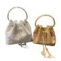 2024 Custom Fashion Crystal Hand Bag For Women Ladies Evening Bucket Bags
