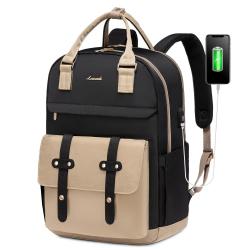 LOVEVOOK 2023 New Designer Girls Boys School Bag Business Outdoor Travel Fashion 15.6 in women's Laptop Backpack  with USB Port