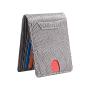 Vegan leather lizard pattern bifold men wallet bifold leather card holder wallet