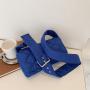 Rhombus small bag women's 2023 New embroidered thread large capacity shoulder bag messenger bag