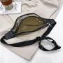 2023 Factory Custom Transparent PVC Belt Crossbody Bags Women Clear Fanny Pack Waist Bags