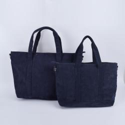 New Trending Fashion Cute Blank Tote Bag Corduroy Fabric Large Capacity Custom Design Portable Outdoor Travel Ladies Tote Bag