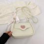 Caring Young Girl Bag 2022 Autumn Fashion Simple Crossbody Bag Fashion Texture One Shoulder Underarm Bag