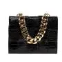 Chains Ladies Designer Bags Pu Ladies Hand Bag Handbags Stone Grain Bolsos Magnetic Button Womens Handbags And Purses RY74001