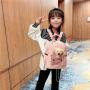 ZR468 Children's Backpack Kindergarten Little Bear Cute Light Cartoon Schoolbag Reflective Strip Safety Kids Bag Soft Baby Bag