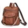 Women Backpack Purse Vegan Leather Handbags Multi-function Large Fashion Designer Travel Bag Ladies Shoulder Bags With Tassel